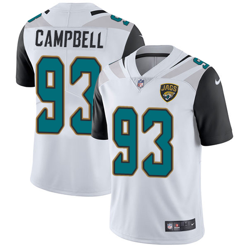 2019 Men Jacksonville Jaguars 93 Campbell white Nike Vapor Untouchable Limited NFL Jersey